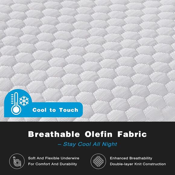 Beauty Rest Cool Touch Heated Mattress Pad Twin Size White - Picture 3 of 7